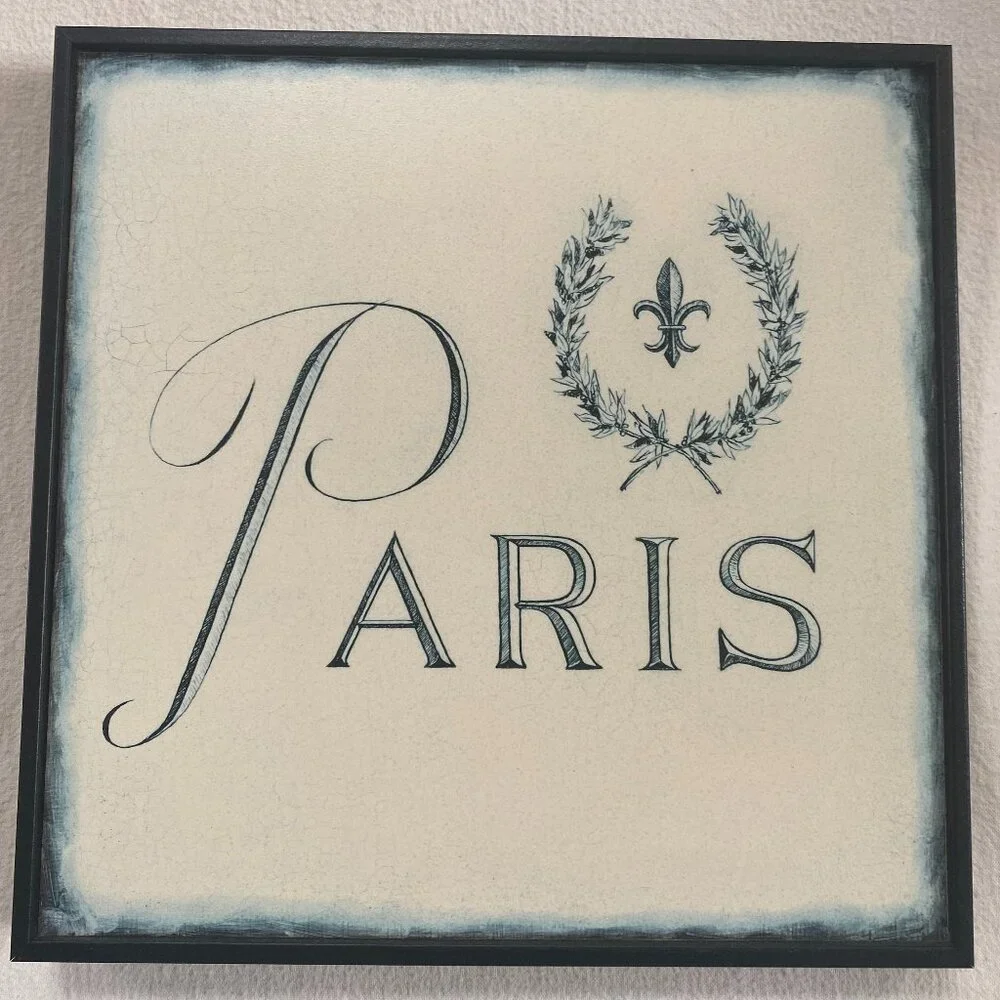 Z Gallerie - Marco Fabiano French Wooden Art Print Set